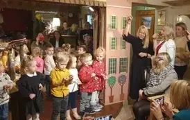 Dzieci z grupy I wykonują pastorałkę
