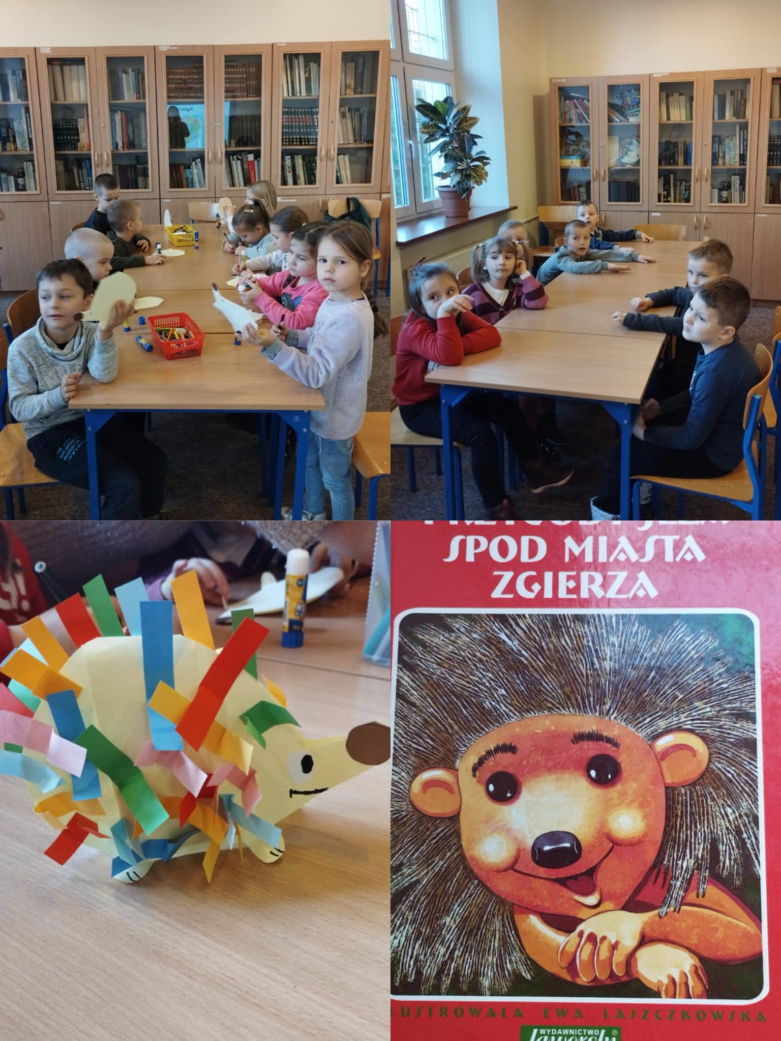 Dzieci z&nbsp;grupy VI na&nbsp;zajęciach w&nbsp;bibliotece